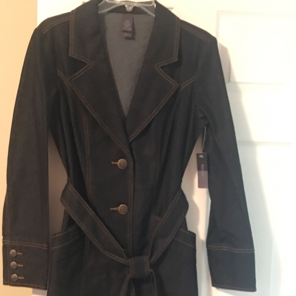 Denim Trench Coat